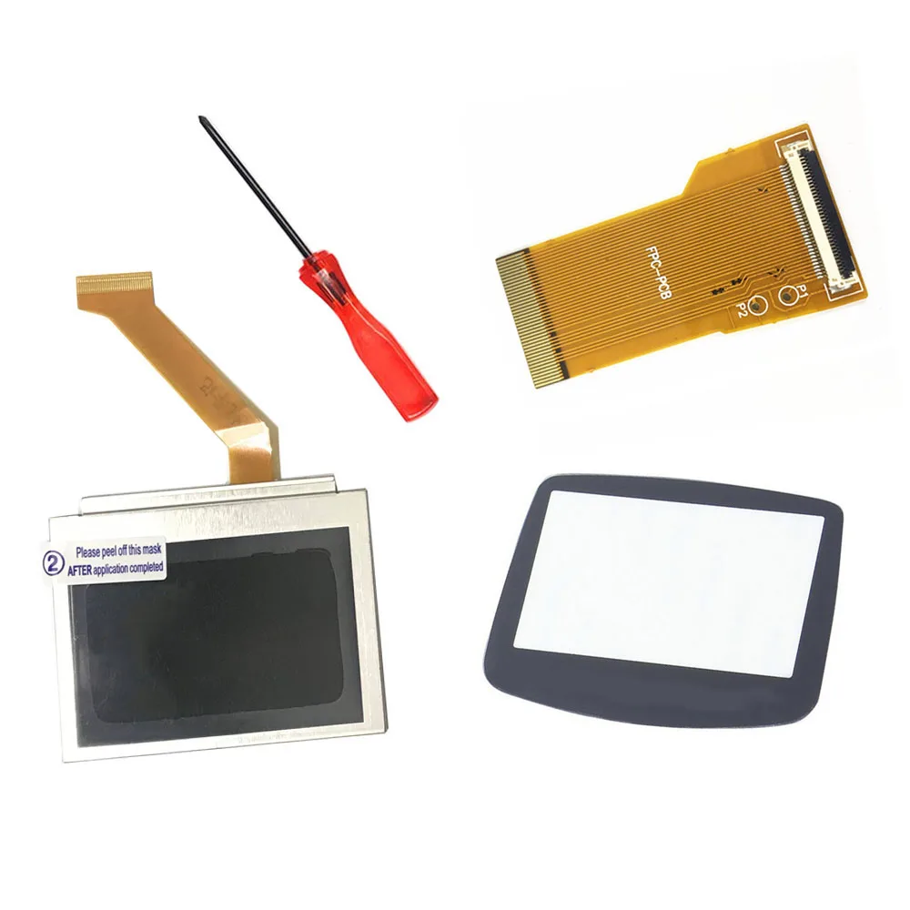 Gamepad LCD Backlight Kit 32/40 Pin for GBA SP AGS-101 High Light Backlight Screen Replacement MOD lcd for Nintendo GBA Screen