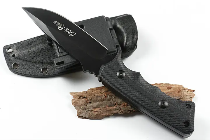 Mengoing Открытый нож для выживания полный Kell 5Cr13Mov стальное лезвие G10 Ручка Kydex оболочка охотничий нож с фиксированным лезвием
