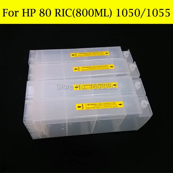Крупноформатный картридж boma.ltd HP 80 с многоразовым чернильным картриджем для Designjet