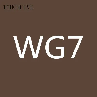 WG7 1 шт. TouchFive на выбор, 168 цветов, маркеры для эскизов, маркеры на спиртовой основе, набор цветных маркеров, товары для рукоделия, ручка для школы - Цвет: WG7