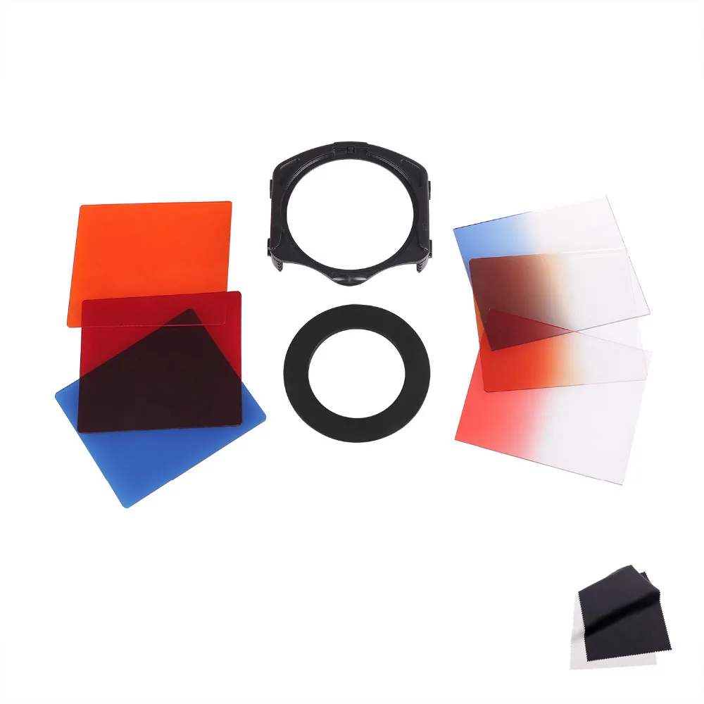 Колпак Полный Комплект фильтров Синий Оранжевый красного цвета градиентный