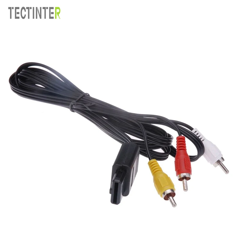 

For Nintendo 64 / N64 1.8M 6FT AV Composite S-Video RCA Video HD TV Cable For SNES / SFC / NGC AV Cable