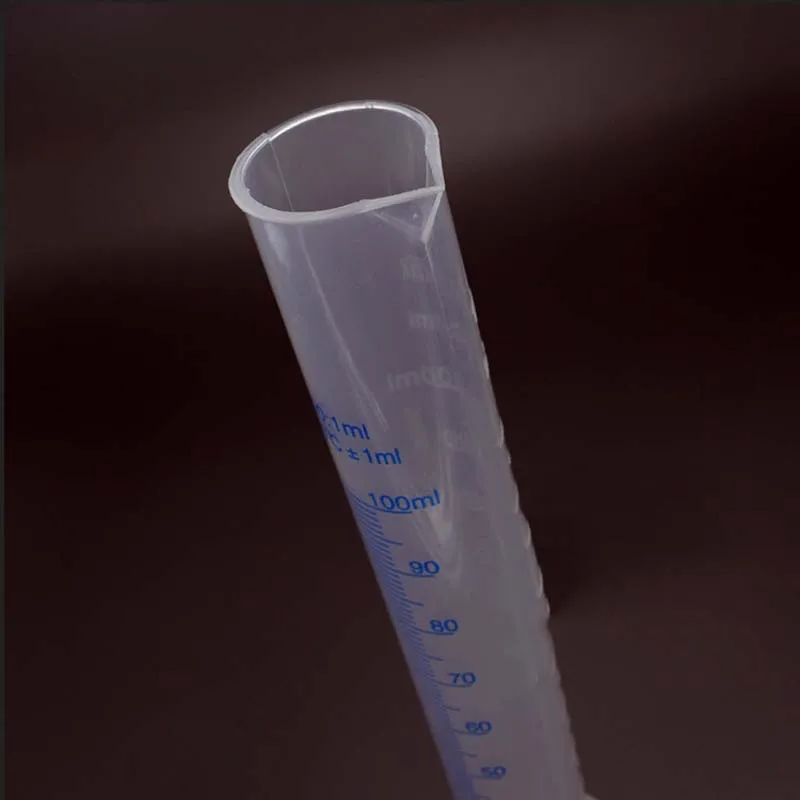 100ml Plastic Measuring Cylinder Graduated Cylinders for Lab Supplies Laboratory Tools | Канцтовары для офиса и дома