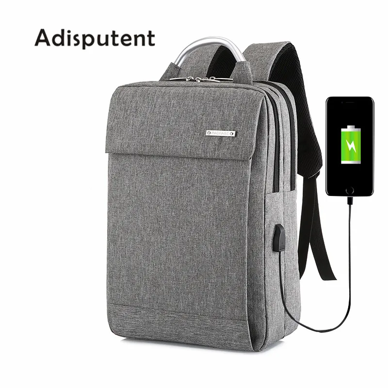 Adputent рюкзак с защитой от кражи Usb 2019 бизнес большой емкости для мужчин и женщин