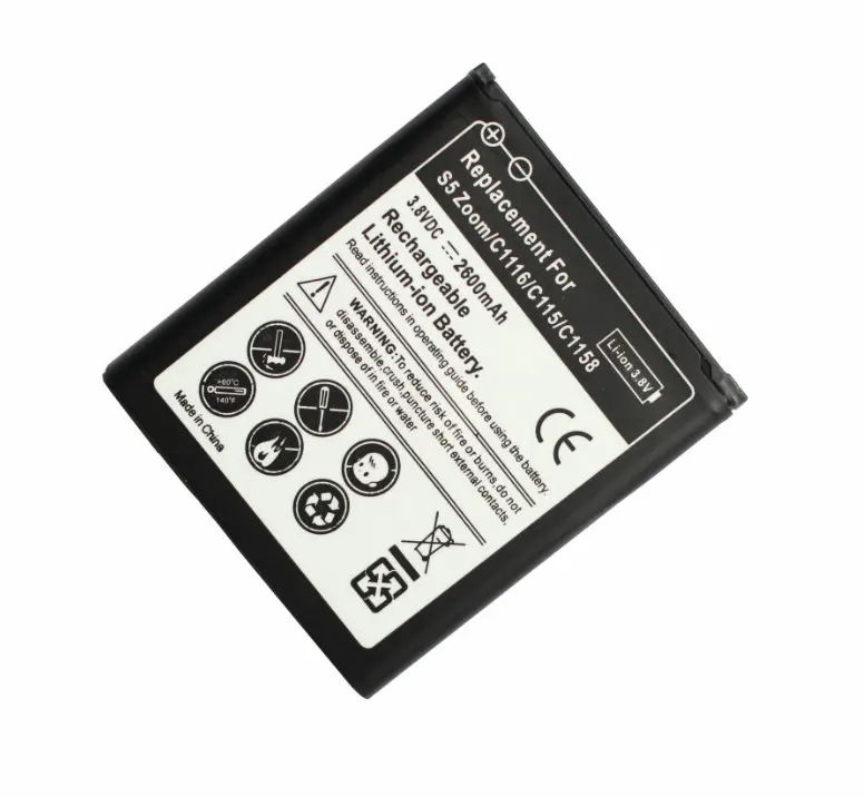 1x2600 мА/ч EB BC115BBC запасная батарея + универсальное настенное зарядное устройство