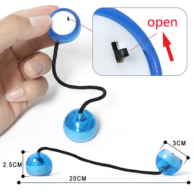 Новый Мини Пальцев йо-йо Йо-Йо Мяч Световой ИНДИКАТОР Мигает Игрушки EDC Руки Для