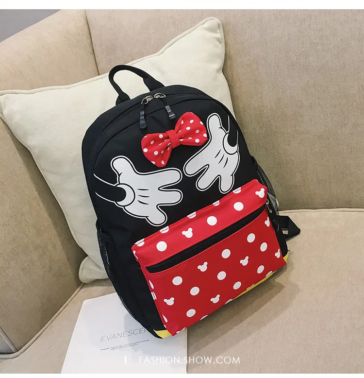 Disney Микки Маус детская школьная сумка рюкзак мальчик девочка сумка мультфильм детский сад сумка на плечо Мальчик сумка первичный ученик