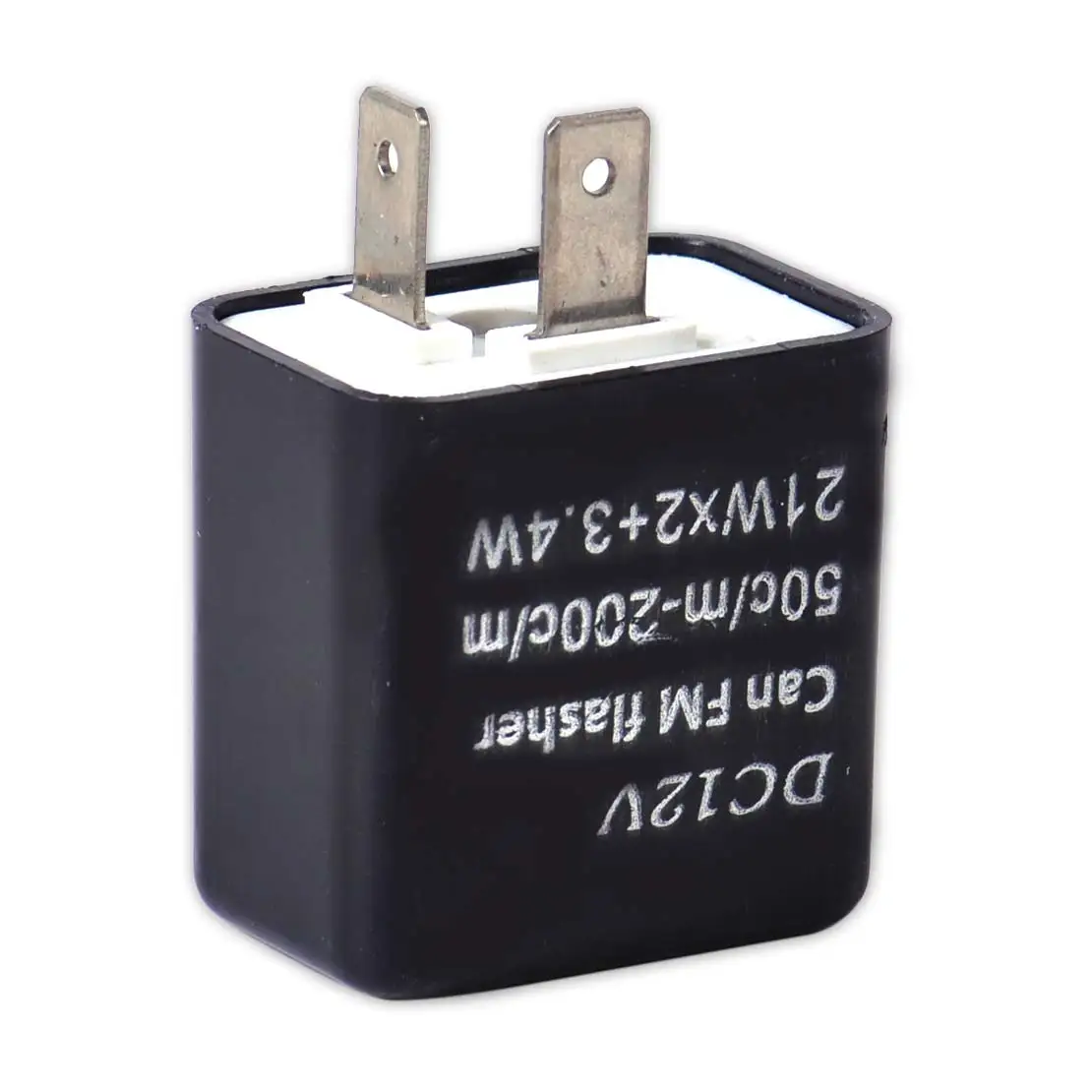 Black CITALL 12V Hyper флэш 2-контактный светодиодный поворота светильник мигалкой реле сигнала Управление подходит для мотоциклов Honda Harley Yamaha номерные знаки - Цвет: Black