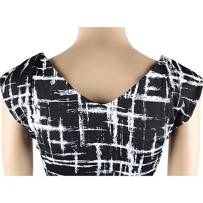 Элегантное женское летнее черное повседневное вечернее короткое платье миди без