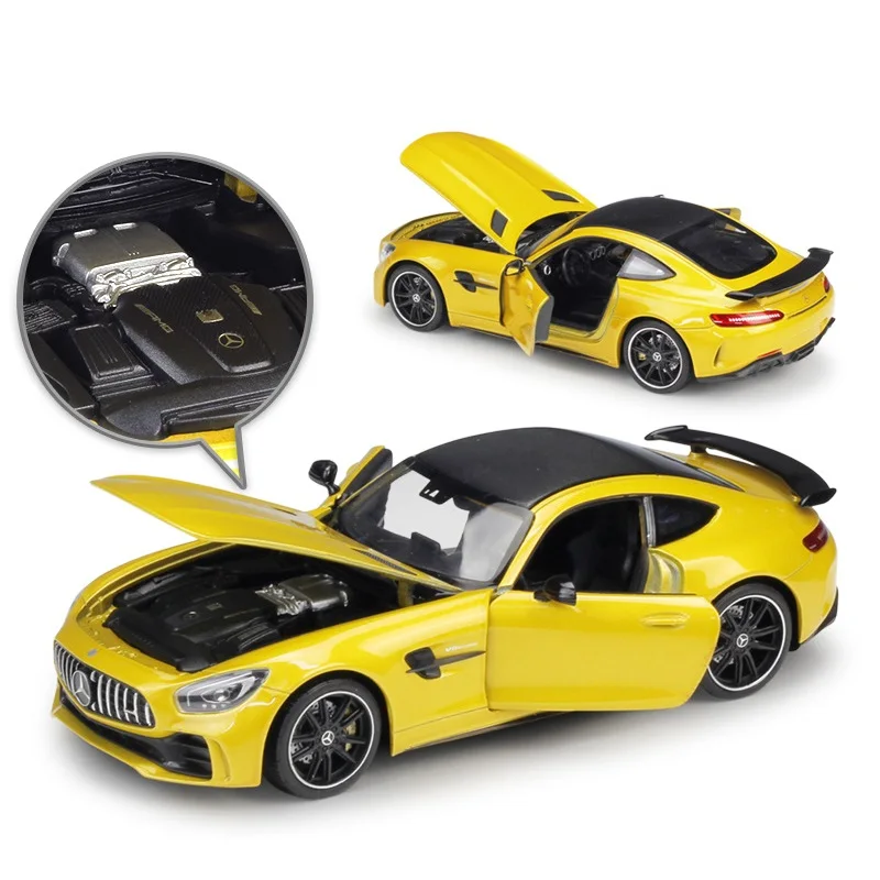 1:24 Welly Benz AMG GT R литая модель автомобиля