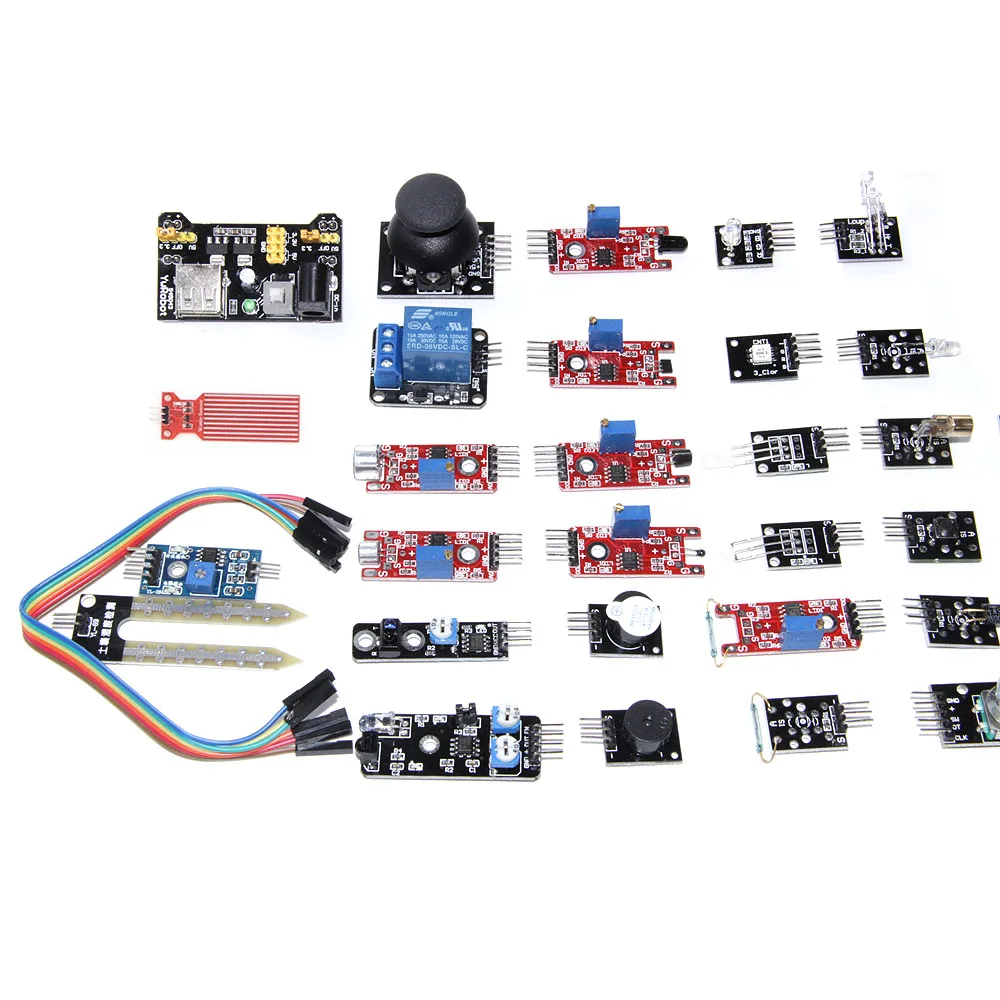 

45 in 1 Sensors Modules Starter Kit For arduino, better than 37 in 1 sensor kit 37