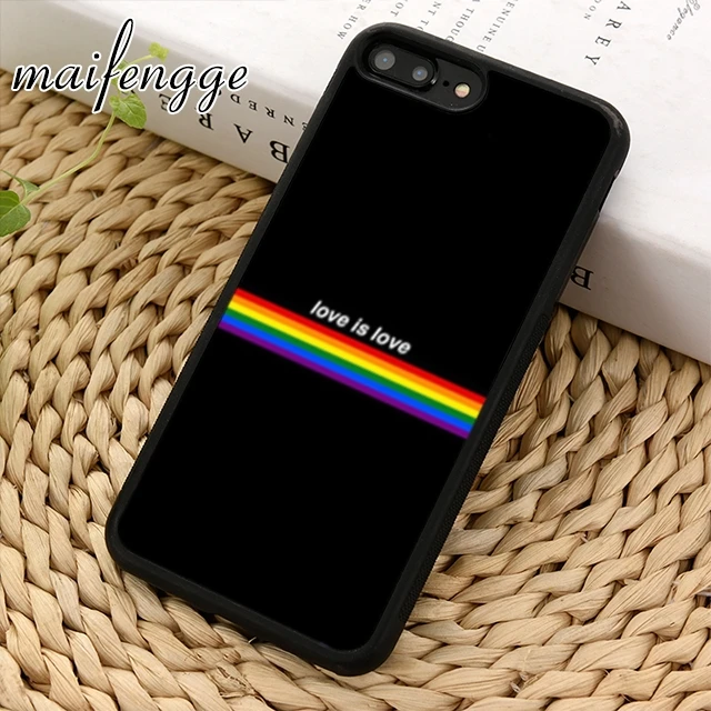 Maifengge Радужный чехол для телефона ЛГБТ гордость One Love iPhone 5 6s 7 8 plus 11 12 Pro X XR XS max Samsung