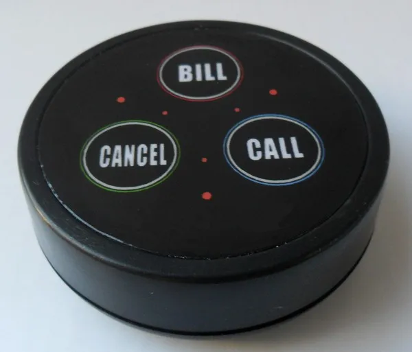 Система электронного отображения номера в ресторане с приемником и пейджинговым