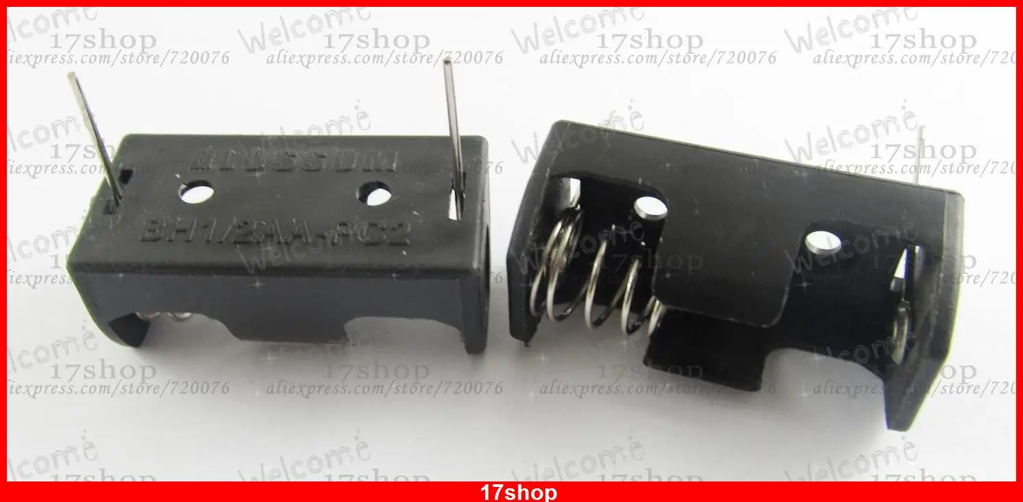 10 шт. x 1/2 AA 1/2AA 14250 батарея коробка для хранения Чехол держатель 3 6 V PCB Pin припой