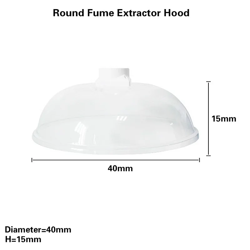 Diam 40 x 15cm Универсальный POM выхлопная труба 1-2 м* 75 мм вытяжка для промышленного дома очиститель дыма фильтр - Цвет: Diam 40 x 15cm