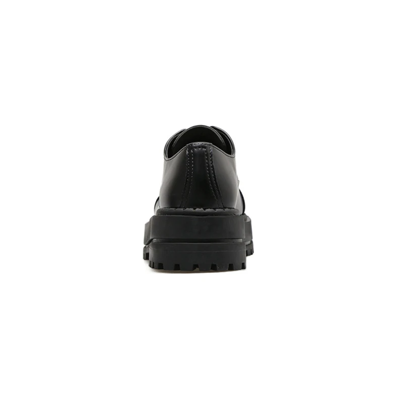 2018 модная обувь на платформе со шнуровкой и круглым носком в европейском