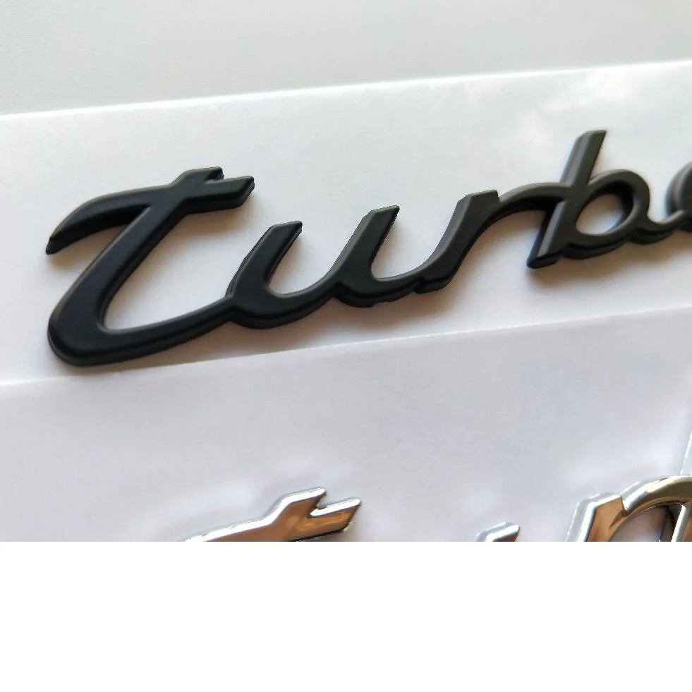 Хромированные черные и красные буквы "turbo" слова, крышки багажника автомобиля, губы, передний значок, эмблема, эмблемы, значки, наклейка