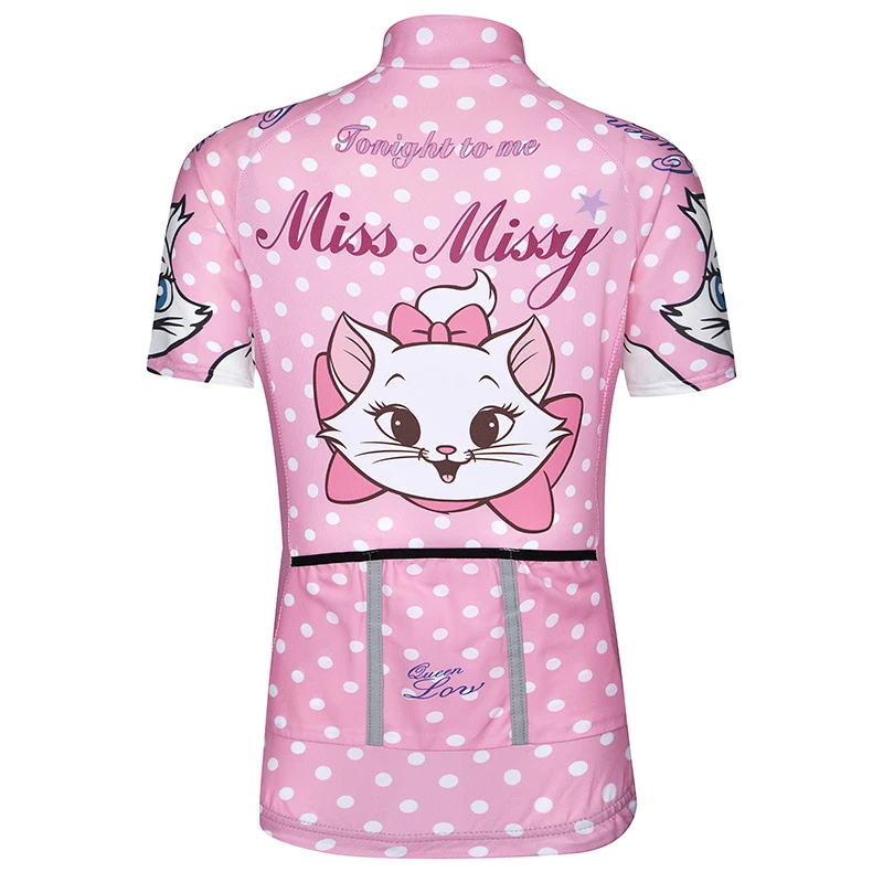 Детская летняя спортивная одежда для езды на велосипеде с коротким рукавом