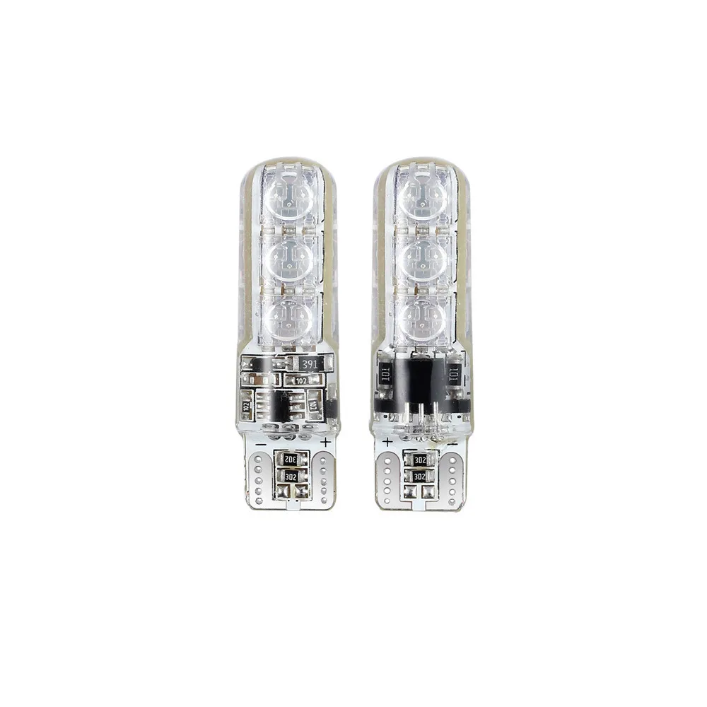 Proster 2pcs T10 DC 12V Led RGB Light Bulbs With Remote Control SMD 5050 For Auto Car Wedge Side 7 Color LED Lamp | Лампы и освещение