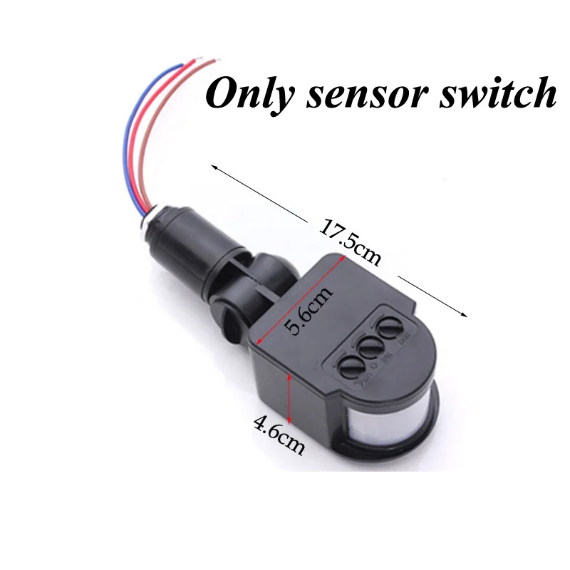 Switch sensor 10 Вт 20 Вт 30 Вт 50 Вт отражатель светодиодный прожектор светильник поиск светильник с движения Pir Сенсор AC220v 110 Наводнение светильник Водонепроницаемый открытый светильник Инж - Испускаемый цвет: Switch sensor
