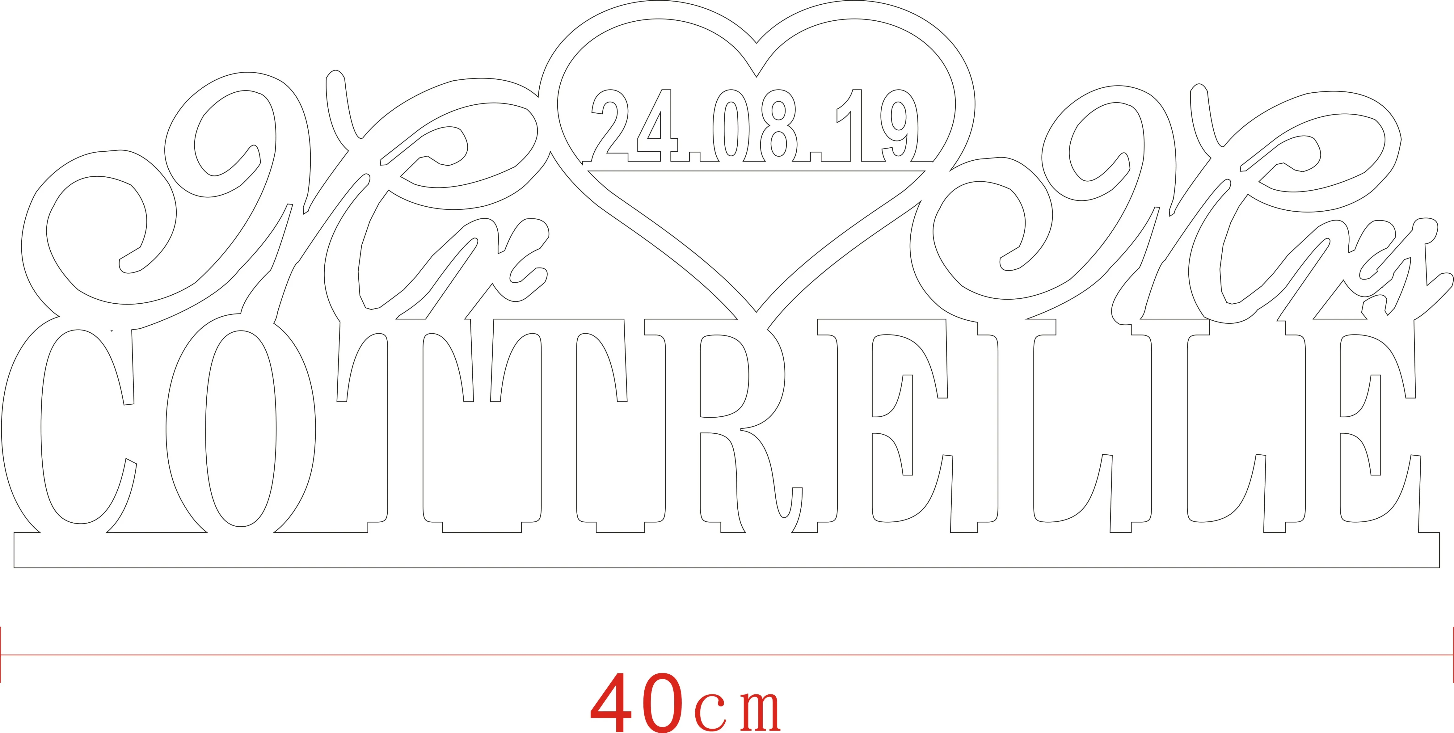 Custom Mr& Mrs Last Name And Date Standing Wedding Table Sign, Wedding Supplies,Personalized Wedding Party Decoration