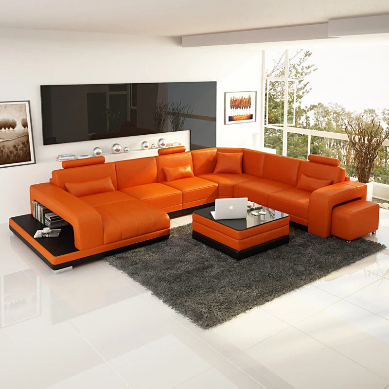 Современный угловой диван Geunine для гостиной мебель 0413 F3017|corner sofa set|sofa setcorner |