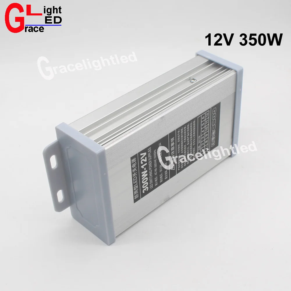 Светодиодный уличный водонепроницаемый источник питания постоянный ток 12 В 25 А