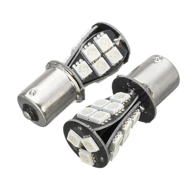 2 шт. 1156 BAY15S P21W 5050 SMD 18 LED Автомобильный указатель поворота Canbus без ошибок