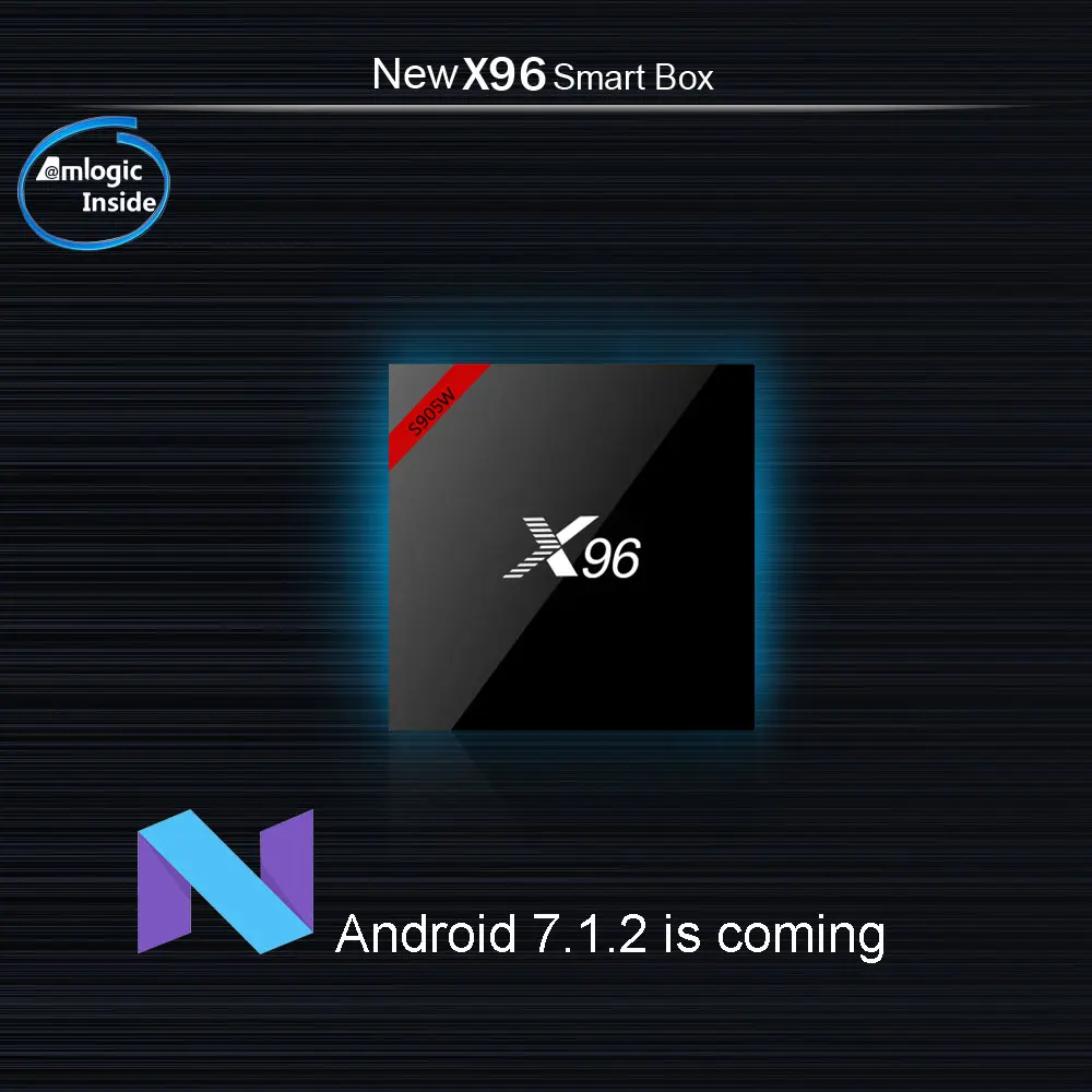 VHXSIN Android 7 1 TV BOX 2GB16GB Amlogic S905W Quad Core Suppot H.265 4K 30tps медиаплеер IP Box X96 VS TX3 MINI|iptv box|tv boxmedia