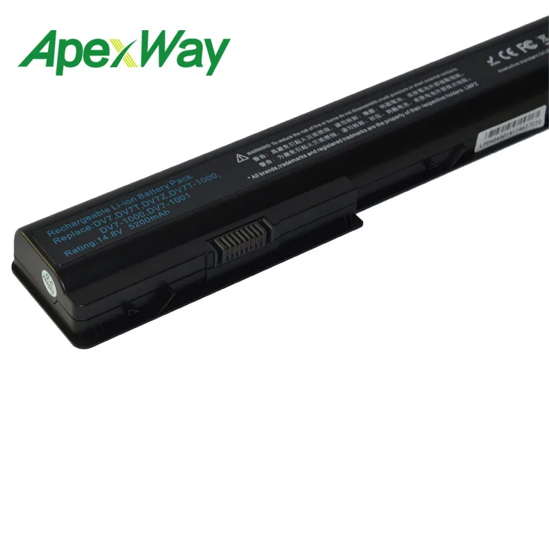 Аккумулятор для HP Pavilion DV7 14 4 В 4400 мА · ч DV8 464059 121 141 1 2 1|battery for hp|battery hp pavilion4400mah battery |