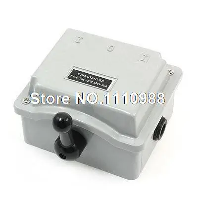 

AC500V 30A 3 Phase Manual Forward Reverse Cam Starter Combination Switch