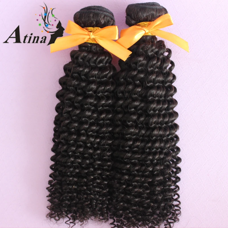 7А Монгольский Странный Вьющиеся Волосы Девственные 3 Пучки Натуральный Черный