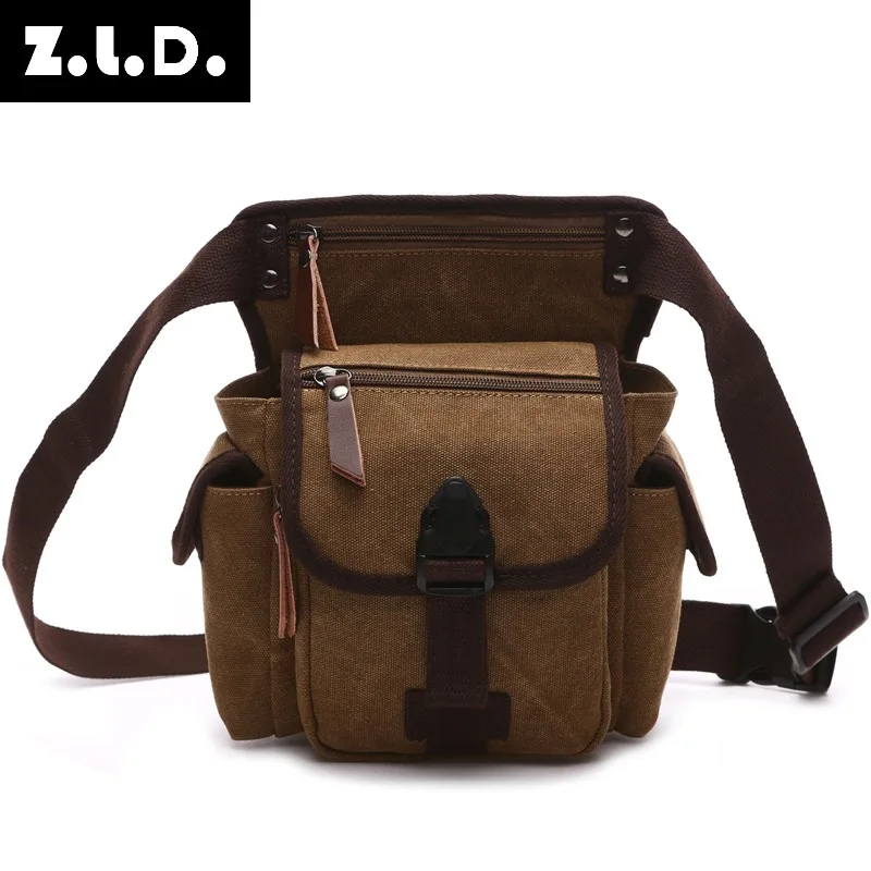 Модная брендовая дизайнерская сумка через плечо Z.L.D пригодная для носки холщовая