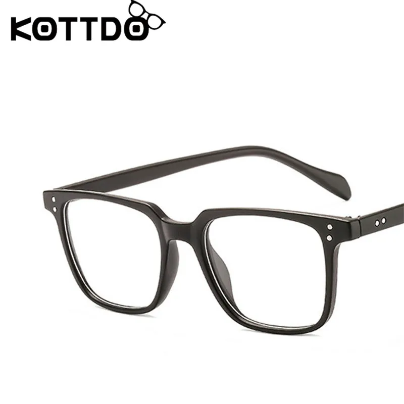Женские и мужские очки KOTTDO в стиле ретро с ультралегкой квадратной оправой по