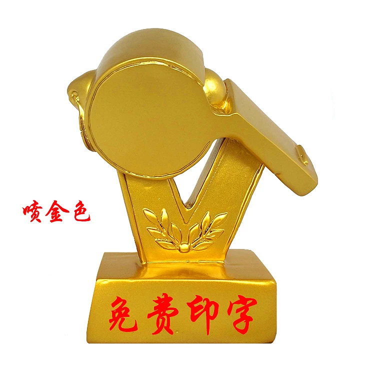 Стакан из смолы футбольная Серия Лучший рефери свисток gold чашки сувениры события