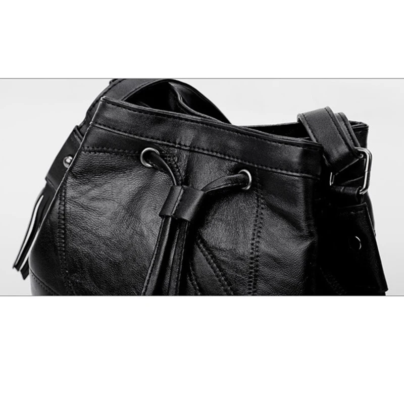 Женская сумка женская сумка-ведро кожаная через плечо известный бренд цветные