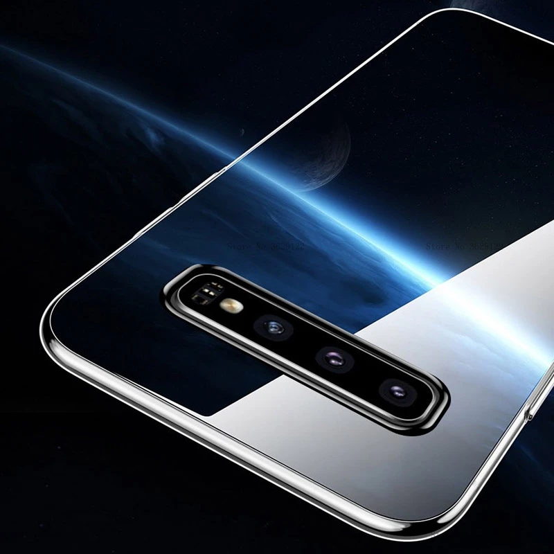 Для Samsung Galaxy S10e чехол s10 s 10 чехол Ультратонкий прозрачный ТПУ силиконовый чехол для Samsung Galaxy S10 Plus чехол