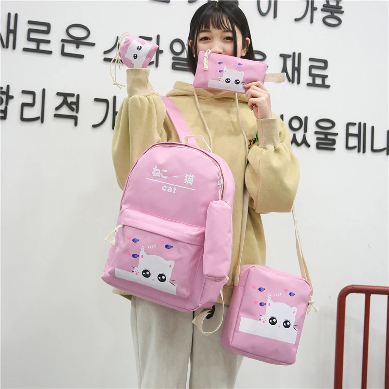 5 Set/pcs школа моды детские сумки рюкзаки школьный ранец сумка для мальчиков и