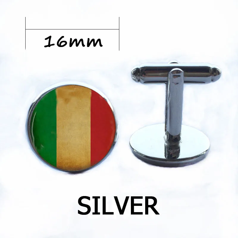 Ожерелье с подвеской итальянским флагом цепочка в стиле стимпанк для мужчин -