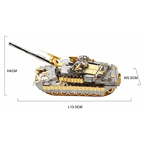 Piececool M1A2 SEP Танк 3D лазерная резка металлическая головоломка DIY 3D Сборка Лобзики модель Военная 3D нано головоломка игрушки для детей Подарки