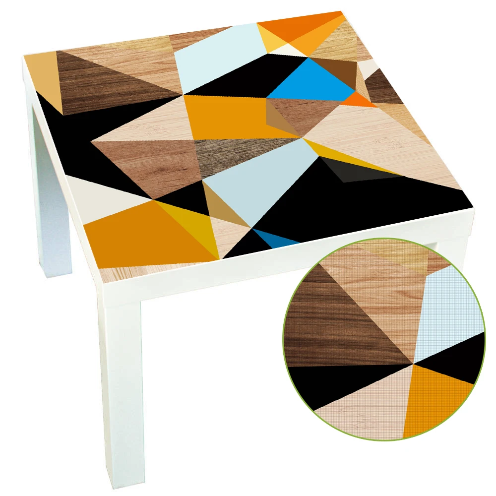 55x55 см Геометрическая текстура фотообои для ресторана кафе сменная скатерть из