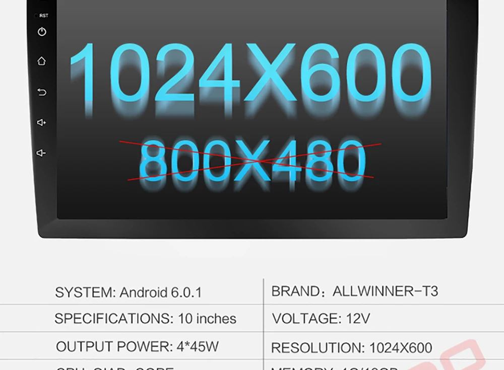 10 ''автомобильный Android мультимедийный плеер четырехъядерный 2 din радио GPS стерео Wifi Bluetooth RDS Аудио для TOYOT Volkswagen VW Nissan Kia