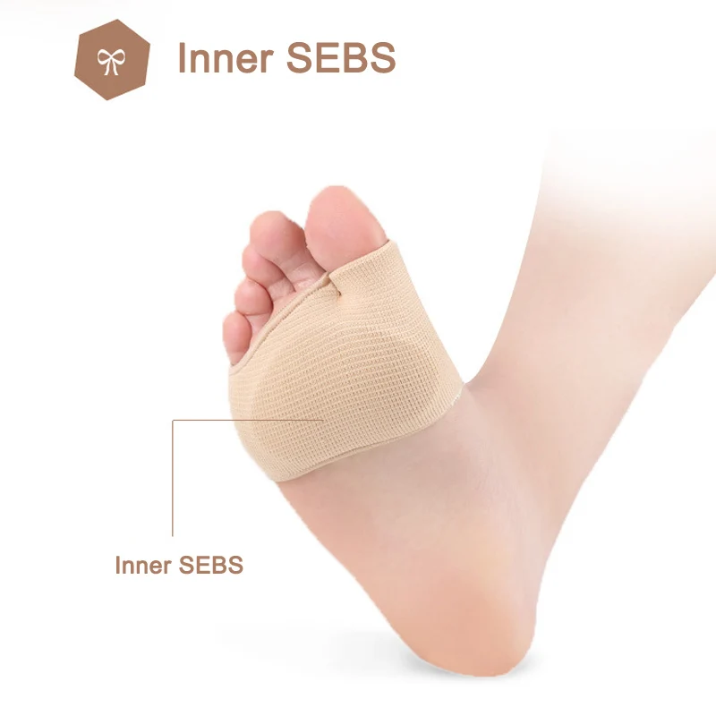 1 пара ткань плюсневый рукав подошва подушка гелевые подушечки поддержка