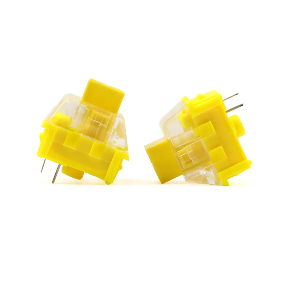 Kailh box Noble Yellow clicky переключатель 3 контакта для механической клавиатуры diy (10 шт) |