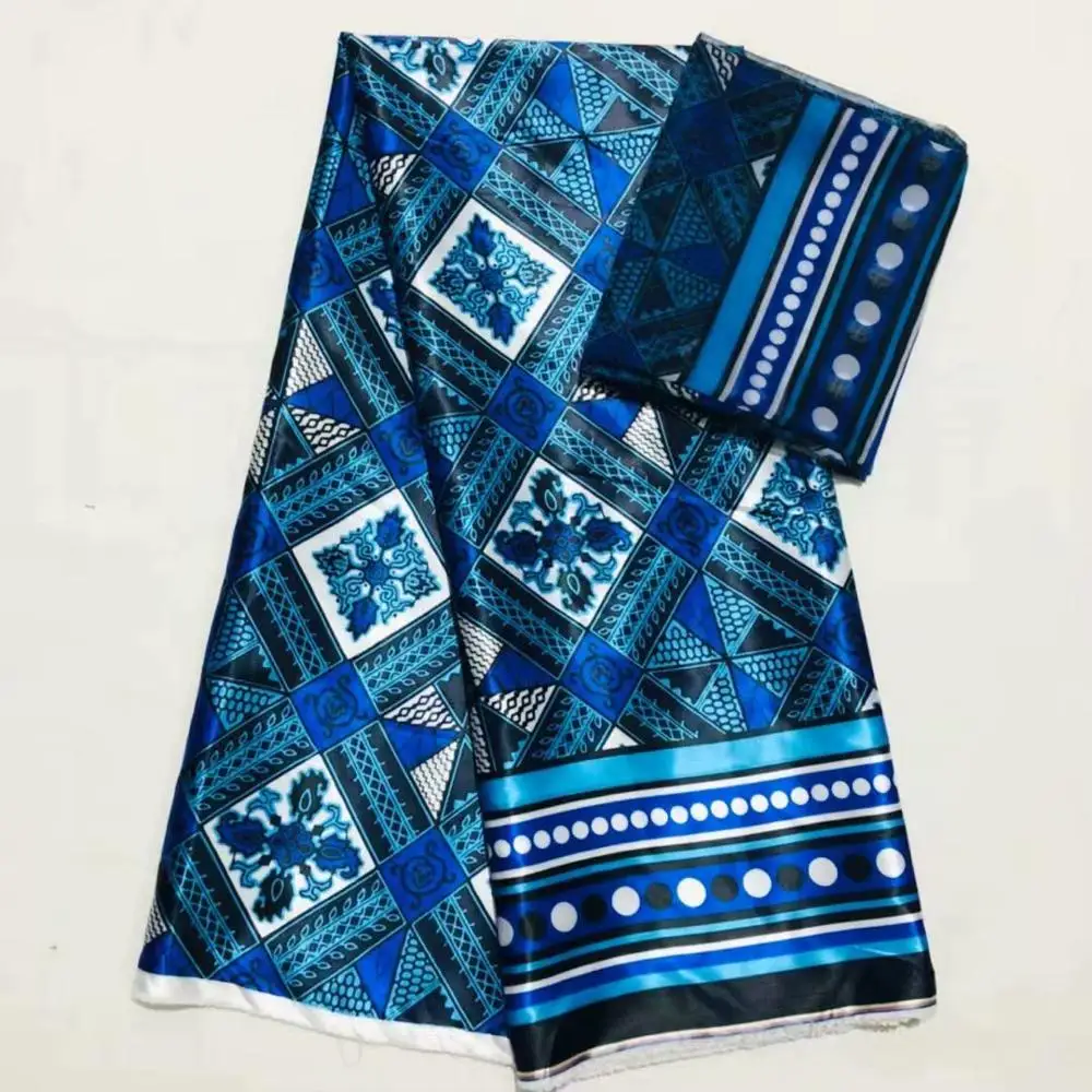 Новинка 2019 африканская мягкая шелковая ткань для одежды аккуратная вышивка на