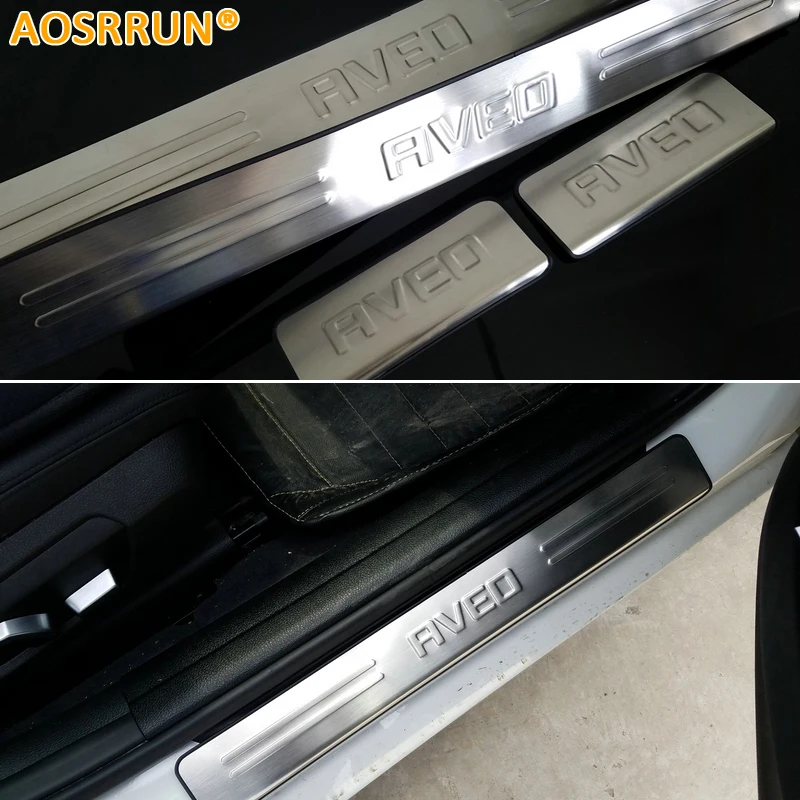 Автомобильные аксессуары AOSRRUN наружная накладка из нержавеющей стали дверные