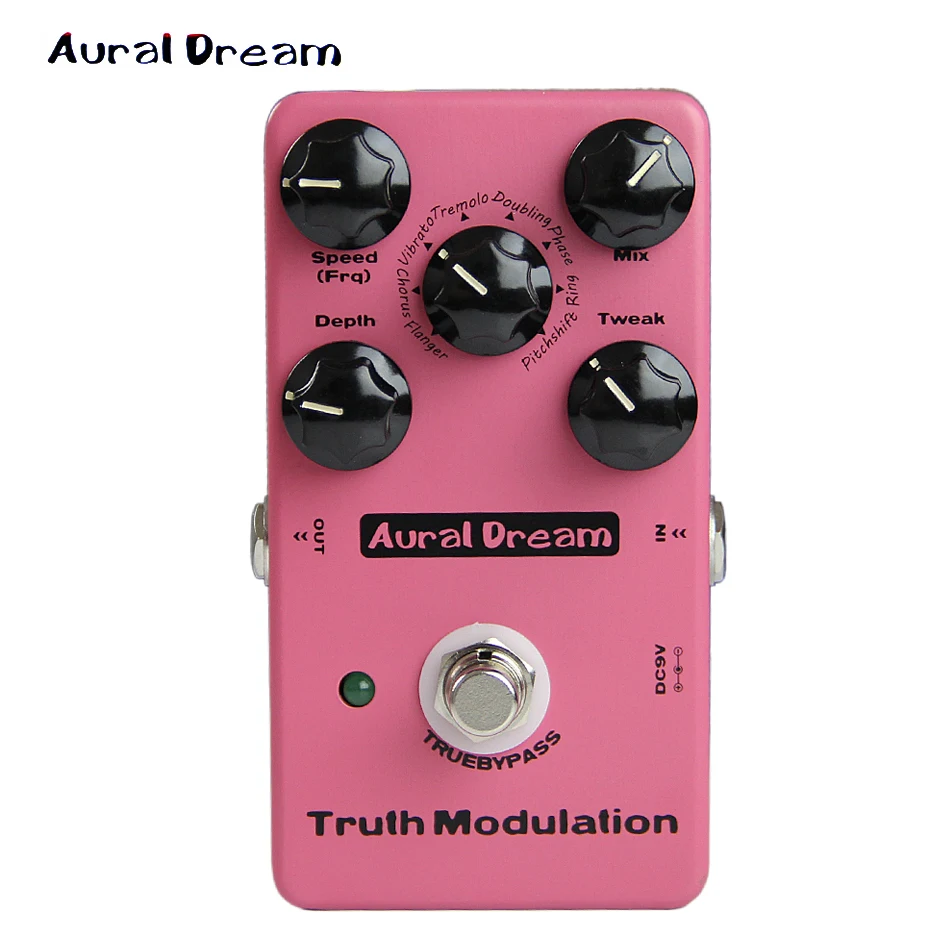 Aural Dream 8 мод Flanger Chorus Vibrato Tremolo двойное кольцо Pitchshift цифровой гитарный эффект