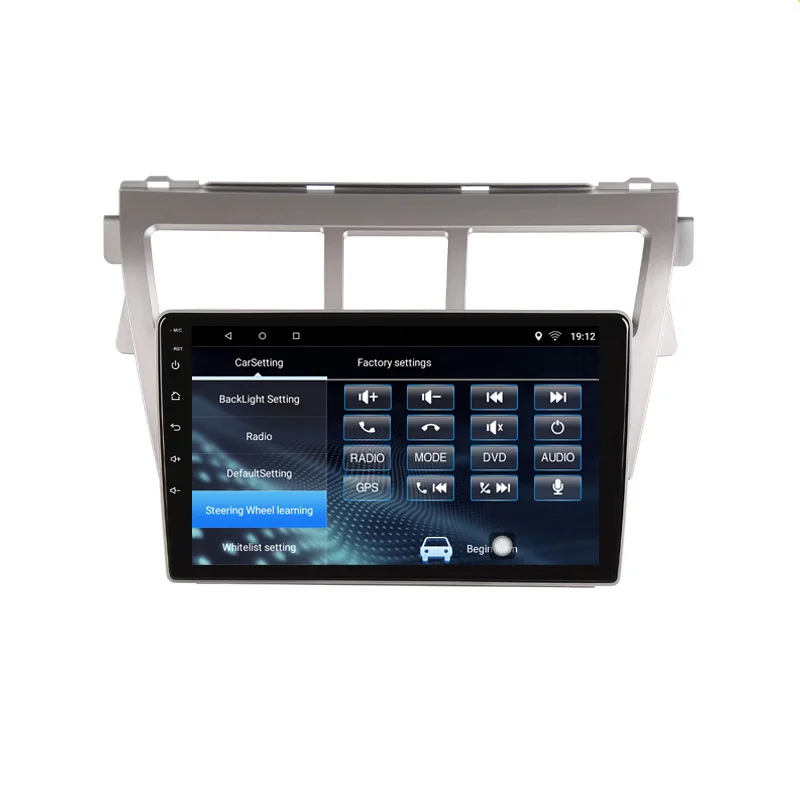 9 &quot2 + 32G 2.5D IPS Android 8 1 автомобильный DVD мультимедийный плеер GPS для Toyota Vios YARIS 2008 2009