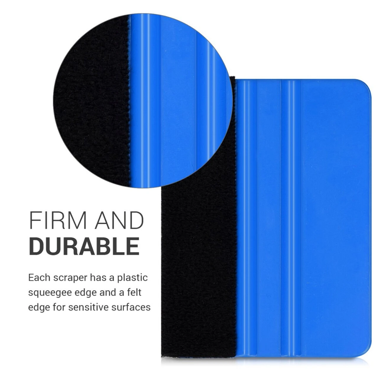 Виниловая пленка синего цвета скребок для снега из углеродного волокна стикеры