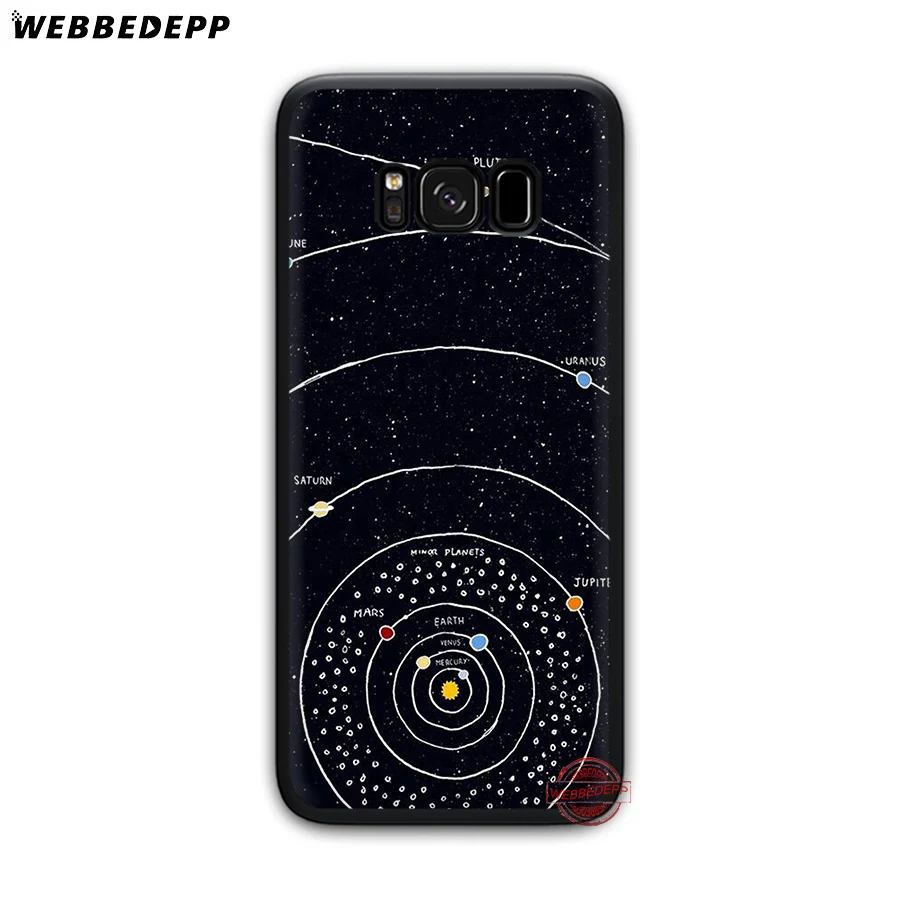 WEBBEDEPP Astronaut Space Outer Soft Case for Samsung A6 A7 A8 A9 J6 2018 S6 S7 S8 S9 S10E S20 Ultra Note 8 9 10 Lite Plus | Мобильные